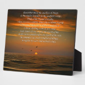 メモリアルトリビュート記念海海 フォトプラーク (側面)