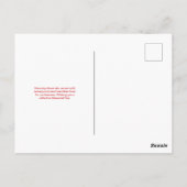 メモリアルドゥ ポストカード (裏面)