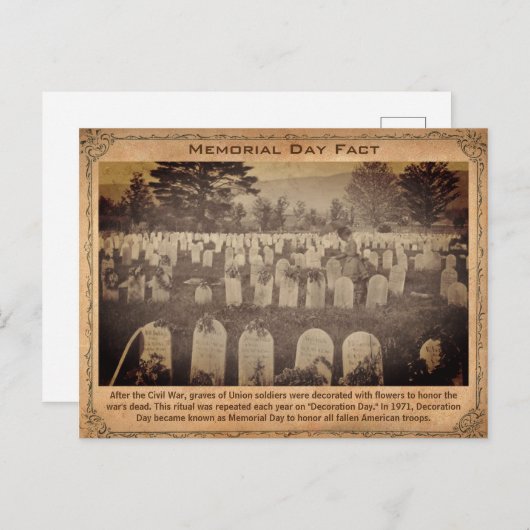 メモリアルドーの事実 ポストカード (正面/裏面)