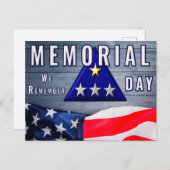 メモリアルド・デイ 「我々は記憶する」 ポストカード (正面/裏面)