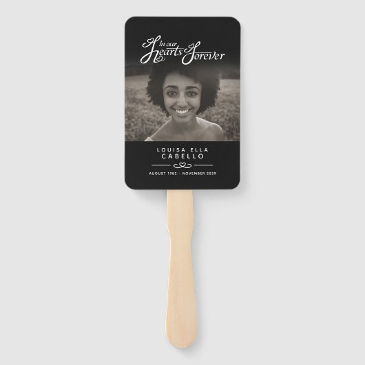 メモリアルハートブラック番組ファン ハンドファン (裏面)