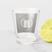 メモリアルハート追加フォトショットガラス ショットグラス (裏面)