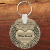 メモリアルハート（名前） キーホルダー (正面)