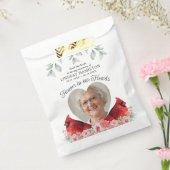 メモリアルバードシード（鳥）ショウジョウコウカンチョウハート写真葬儀 フェイバーバッグ (封をした状態)