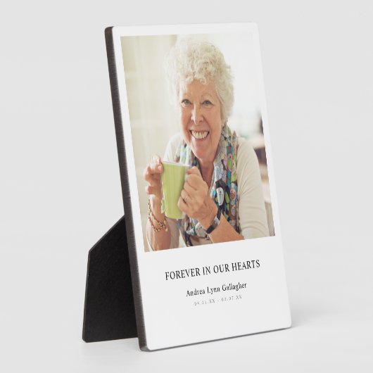 メモリアルファミリーメモリアルキープサケ悔やみや弔慰 フォトプラーク (側面)