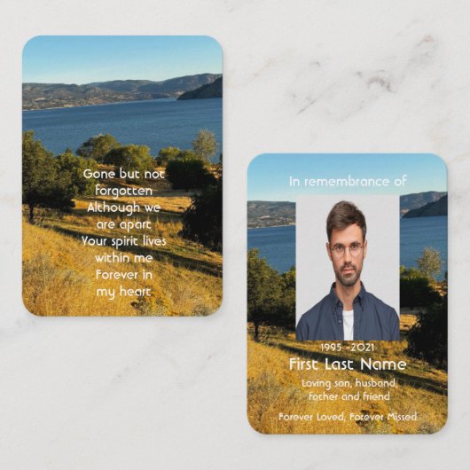 メモリアルフォトオーチャードレイク紅葉記念 名刺 (正面/裏面)