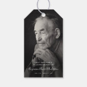 メモリアルフォトキャンドル葬儀記念 ギフトタグ (正面)