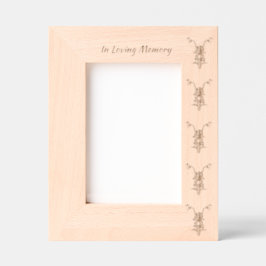 メモリアルフォトバイクバイクもしくは自転車に乗る人 レーザー彫刻フレーム