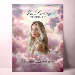 メモリアルフォト葬儀ウェルカムサイン ポスター