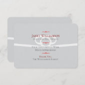 メモリアルフラットサンキューカード サンキューカード (正面/裏面)