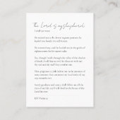 メモリアルフローラ写真葬儀記念ビジネスCa 名刺 (裏面)