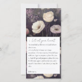 メモリアルフローラ写真葬儀記念 サンキューカード (裏面)