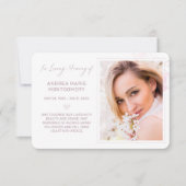 メモリアルフローラ水彩赤面エレガント写真 (正面)