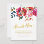 メモリアルフローラ葬儀サンキューカード サンキューカード (正面)