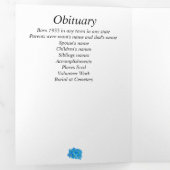 メモリアルフローラ3つ折り文字折りアナウンス 三つ折り案内状 (内部最初)