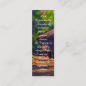 メモリアルブックマーク祈りの言葉カード コーリングカード (正面)
