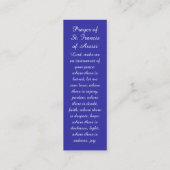 メモリアルブックマーク祈りの言葉カード コーリングカード (裏面)