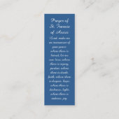 メモリアルブックマーク祈りの言葉カード コーリングカード (裏面)