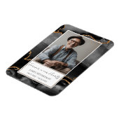 メモリアルブラックと金ゴールドフォトキープサケ マグネット (左側)