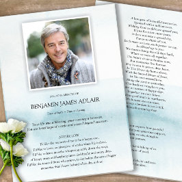 メモリアルブルー悔やみや弔慰葬儀サンキューカード