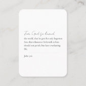 メモリアルブルー金ゴールド石写真葬儀記念 名刺 (裏面)