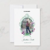 メモリアルプログラムカードテンプレート 招待状 (正面)