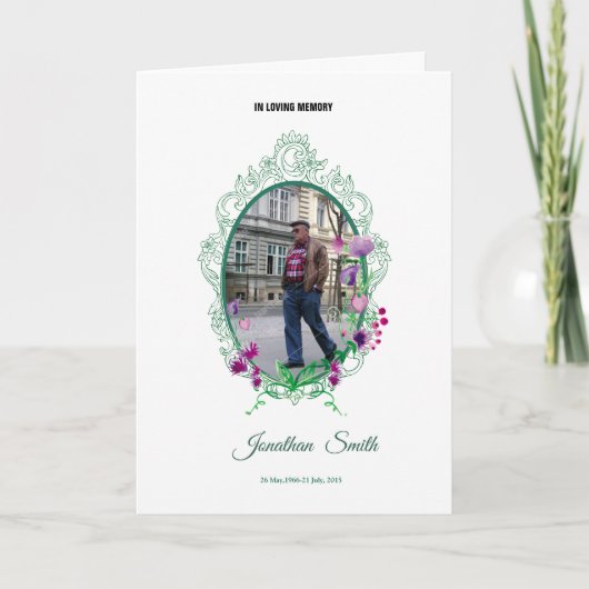 メモリアルプログラムパンフレット プログラム (正面)