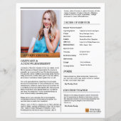 メモリアルプログラム新聞テンプレート (裏面)