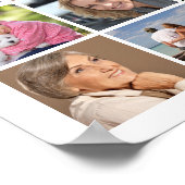 メモリアルボタニカル　愛する記憶　59枚の写真 ポスター (角)