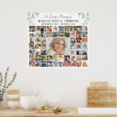 メモリアルボタニカル　愛する記憶　59枚の写真 ポスター (キッチン)