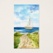 メモリアルボート悔やみや弔慰葬儀祈りの言葉カード (正面)