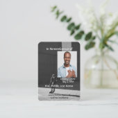 メモリアルポケットカードアスリートローラーブレードスケートで滑る 名刺 (スタンド正面)