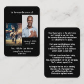 メモリアルポケットカードサッカー選手ゲーム 名刺 (正面/裏面)