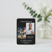 メモリアルポケットカードサッカー選手ゲーム 名刺 (スタンド正面)