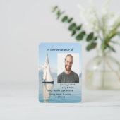 メモリアルポケットカードセーリングボート 名刺 (スタンド正面)