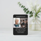 メモリアルポケットカードダンサー踊りダンス 名刺 (スタンド正面)