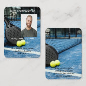 メモリアルポケットカードテニスゲームラケットボール 名刺 (正面/裏面)