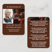 メモリアルポケットカードニッター編み物 名刺 (正面/裏面)