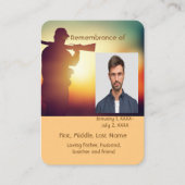 メモリアルポケットカードハンター狩りスタグディアー 名刺 (正面)