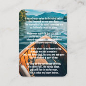 メモリアルポケットカードボートボート 名刺 (裏面)