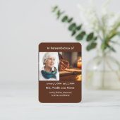 メモリアルポケットカードライター作家先生 名刺 (スタンド正面)