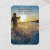 メモリアルポケットカード海フライ釣り漁師 名刺 (裏面)