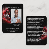 メモリアルポケットカード野球ソフトボールゲーム 名刺 (正面/裏面)