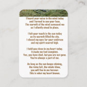 メモリアルポケットカード金属探知機 名刺 (裏面)