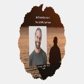 メモリアルポケットカード魚釣り漁師 オーナメントカード (右)