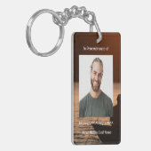 メモリアルポケットカード魚釣り漁師 キーホルダー (正面左)