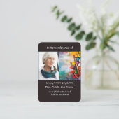 メモリアルポケットカー絵を描ドの画家の芸術 名刺 (スタンド正面)