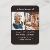 メモリアルポケットカー絵を描ドの画家の芸術 名刺 (正面)