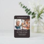 メモリアルポケットカー絵を描ドの画家の芸術 名刺 (スタンド正面)