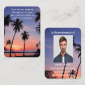 メモリアルポケットキープサセトロピカルビーチパラダイス 名刺 (正面/裏面)